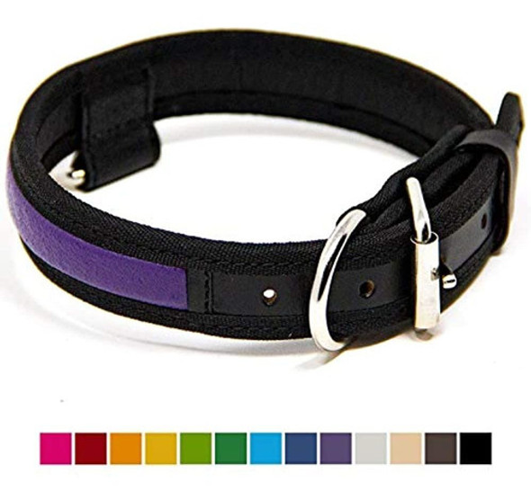 Collar De Perro De Cuero Premium De Cuero Logico: Los Mejor 0