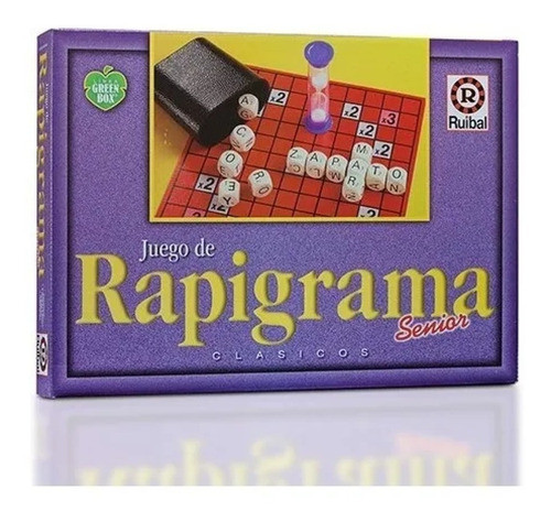 Juego De Mesa Rapigrama Senior Clásicos Ruibal 0