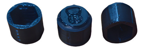 Tapa Tuercas Con Logo Tornillos Hexagonal Tirafondo X10 Unid 1