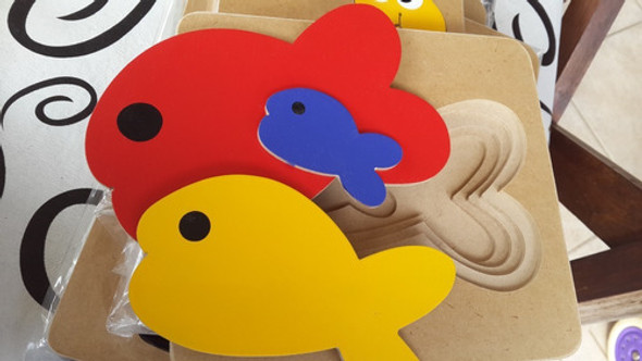 Encaje Seriacion En 5 Capas Didacticos De Madera Bebes 1