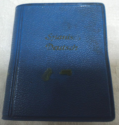 Mini Diccionario Español Aleman Junckers Kleinwortrtbuch B4 0