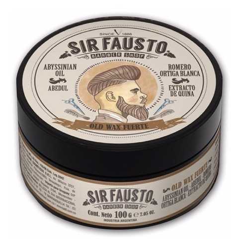 Cera Barbería Sir Fausto Pomada Pelo Cabello Fuerte 100ml 1