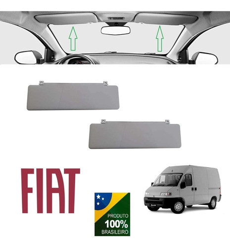 Para Sol Ducato Maxicargo 2002 Cinza Par 0