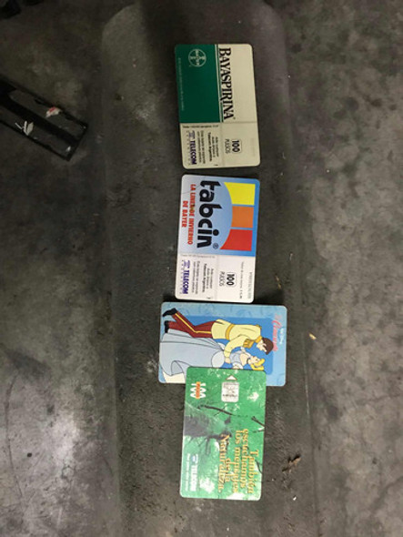Tarjetas Telefónicas Antiguas Lote 0