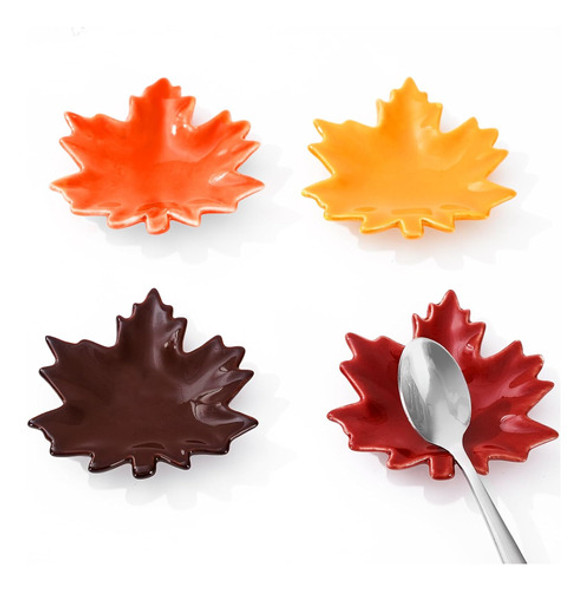 Soporte De Cuchara Whaline Cerámica Arce Otoño Para Cocina 0