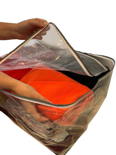 Pack De 2 Bolsas Organizadoras De Ropa Para Placard C/cierre 0