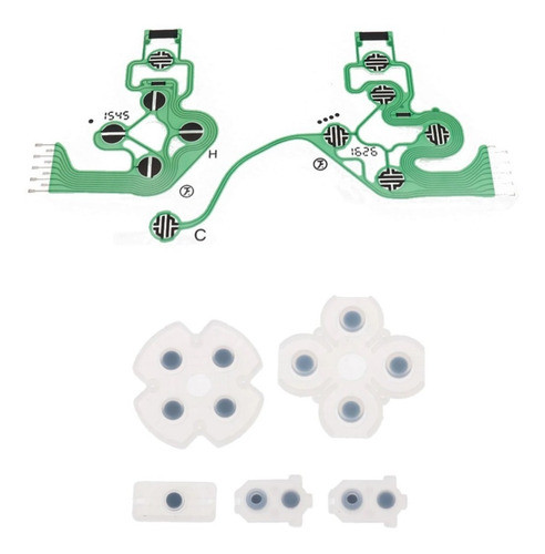 1 Membrana Película Para Controle Ps4 Jds Jdm 030 Borrachas 0
