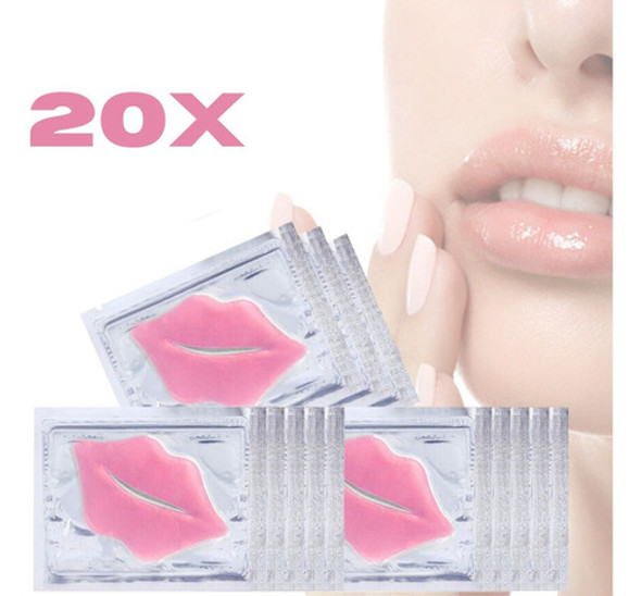 Kit 20 Mascaras Hidratante Labial Boca Com Colágeno 1