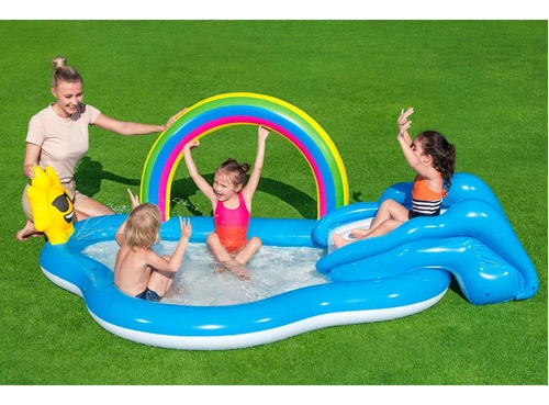 Playcenter Arcoiris Bestway Inflable 170 Lts 53092 2.57x1.45 1
