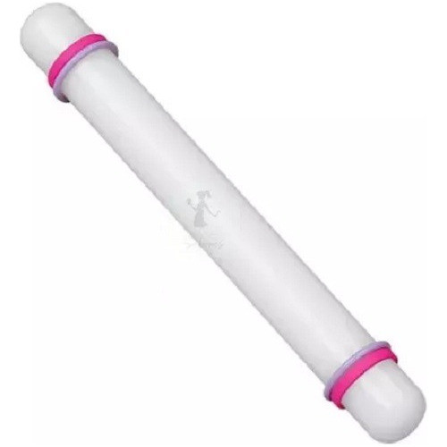 Palo D Amasar Antihaderente 50cm Aros De Silicona Nivelador 0