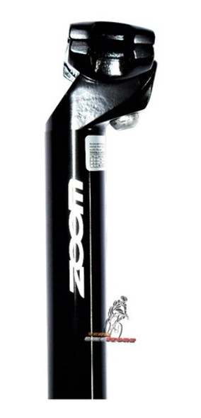 Porta Silla Vela Bicicleta Zoom Caño 31.6mm X 40cm. Aluminio 1