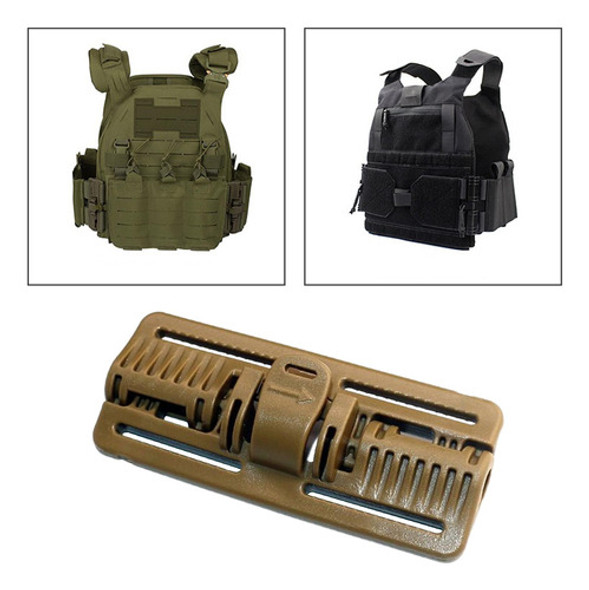 2 Colete Fivela De Liberação Rápida Para Alça Cáqui 1