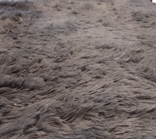 Alfombre Pelo Corto Color Gris Con Antideslizante 1