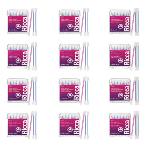 Ricca Travel Pack Hastes Flexíveis C/50 (kit C/12) 0
