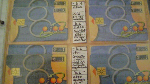 Tarjeta Telefonica Coleccion Telefonica Serie D.6 Nva Gp 1