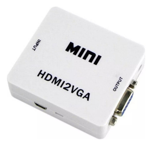 Conversor Adaptador Hdmi A Vga Activo 0