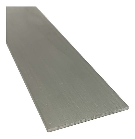 Perfil De Aluminio Planchuela 50mm X 2mm Natural X 3 Metros 0
