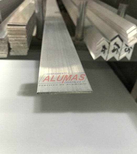 Perfil De Aluminio Planchuela 50mm X 2mm Natural X 3 Metros 1
