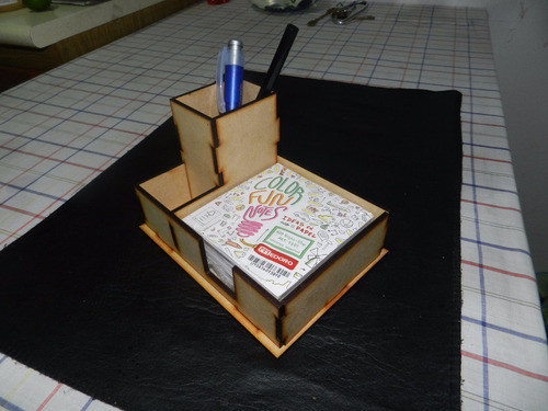 Porta Taco Lapicero En Mdf Fibrofacil 45 Unidades 1