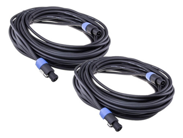 Pack 2 Cable Bafle Speakon Speakon 30 Mts. 2 X 1,5 Mm Pro 0 Pack 2 Cable Bafle Speakon Speakon 30 Mts. 2 X 1,5 Mm Pro 0