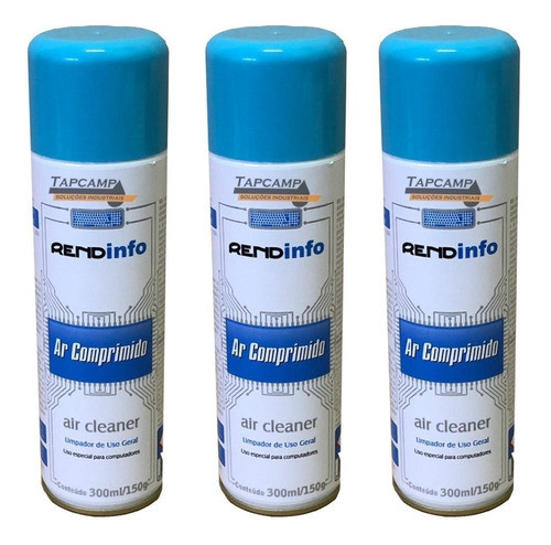 03 Ar Cleaner Congelante Para Limpeza De Placas Uso Geral 0