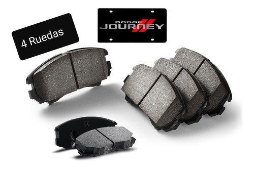 Kit Pastillas De Freno Para Las 4 Ruedas Dodge Journey 0