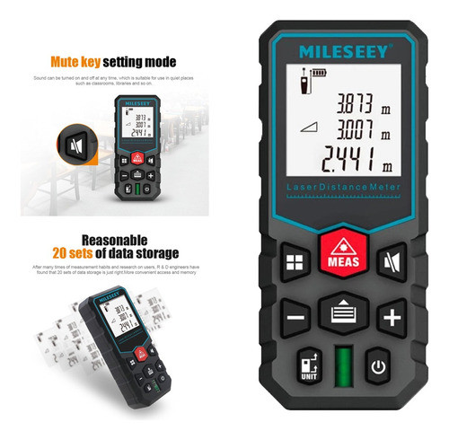 Medidor De Distância A Laser, Telêmetro A Laser Elétrico De 0