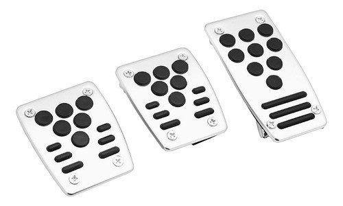 Pedalera Juego.  Universal . Color Plata/negro 0