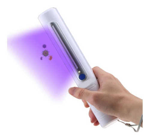 Luz Uv Portátil Sanitizante Elimina 99.9% Virus Luz Med 0