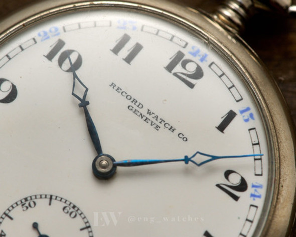 Relógio De Bolso Record Watch Co. 1