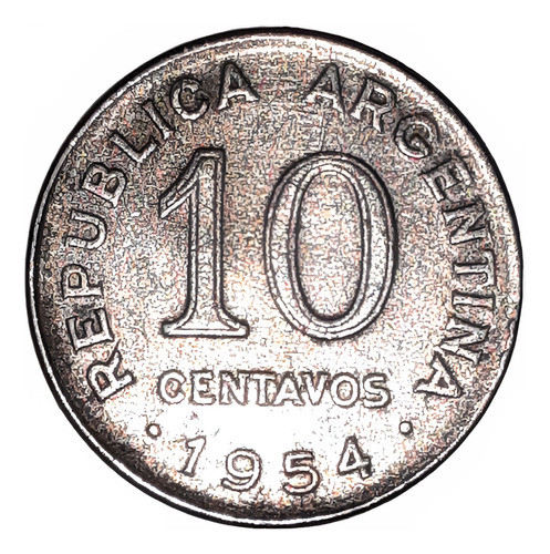 Monedas De 10 Centavos Del 1954 - Imantada 0