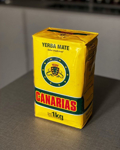 Yerba Mate Canarias Importada Tradicional 1 Kg X 4 Unidades 1