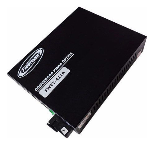 Fibra Fiberwan  Conversor Midia Hib Fwe2-411a - Fiberwan 1