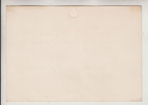 Realeza 1966 Invitacion A Recepcion En Buckingham Palace Uk 1