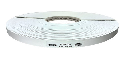Tapacanto Rehau Pvc Blanco Alpino 1mm X 22mm X 10 M S/ Cola 0