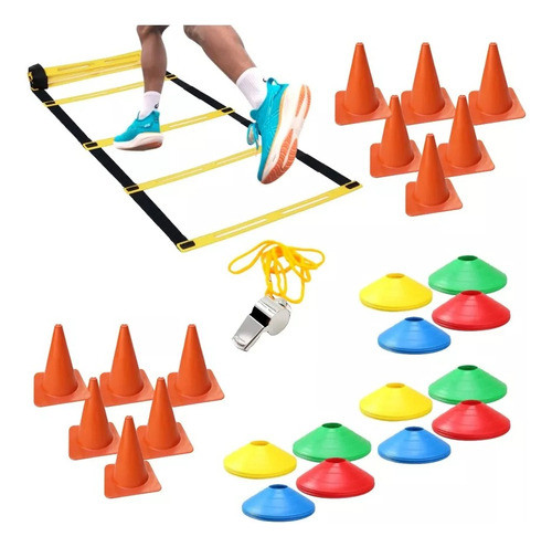 Kit Coordinacion Combo 1. Conos + Escaleras + Silbato Vera 0