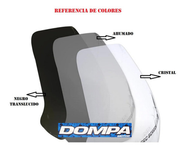 Parabrisas Curtain Bajaj Dominar 400 Fume Humo Dompa # 1