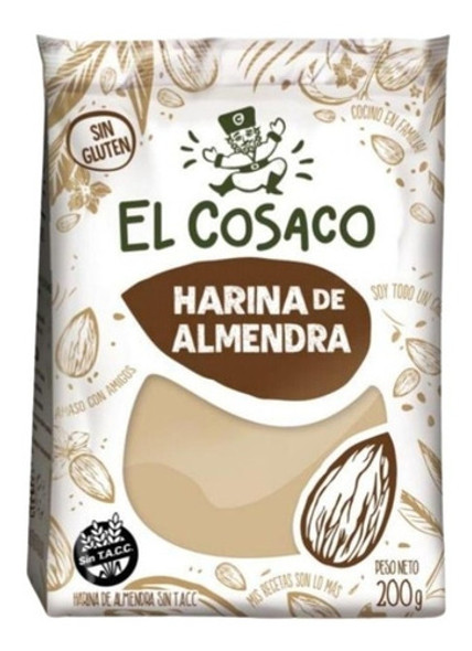 Harina De Almendra Sin Tacc Libre Gluten El Cosaco 200 Gr X3 1 Harina De Almendra Sin Tacc Libre Gluten El Cosaco 200 Gr X3 1