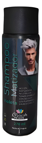 Shampoo Matizador Violeta Hombre 270ml Clarish The White 0