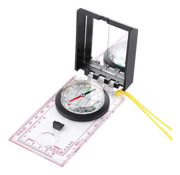 Brujula Cartografica Dc45-6 Con Lupa Regla Espejo 0
