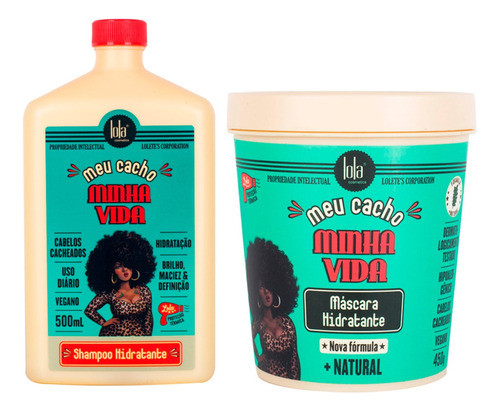 Lola Meu Cacho Minha Vida Shampoo + Mascara Hidratante Rulos 0