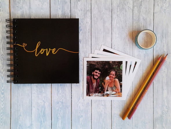 Fotolibro + 36 Fotos Tapa Dura Alambre Polaroid Firmas 0