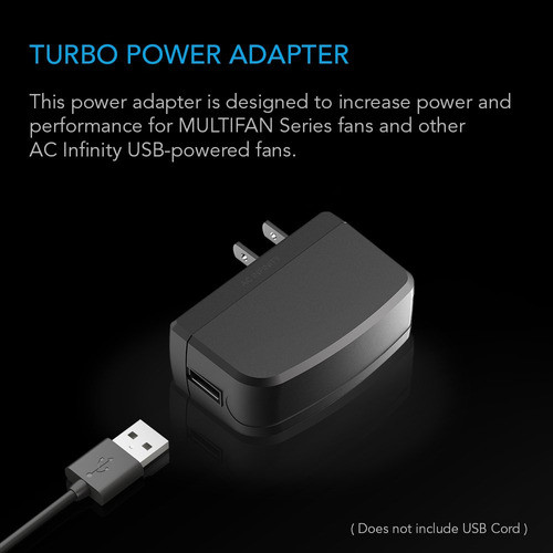 Ac Infinity Adaptador De Corriente De Ventilador Turbo Para 1