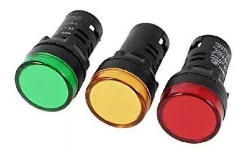 Luz Piloto Led Ojo De Buey Rojo Baw 1