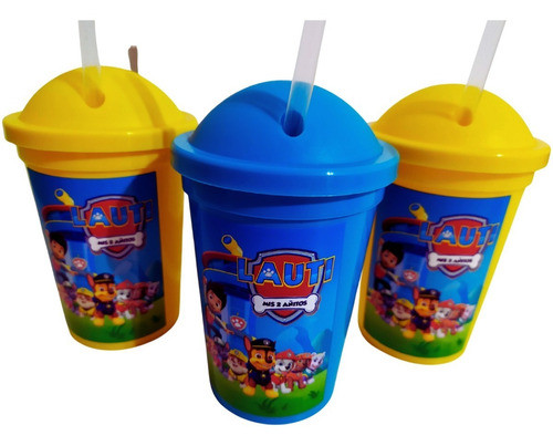 Alcancia + Vaso Personalizado - Varias Temáticas (5 Unid) 1