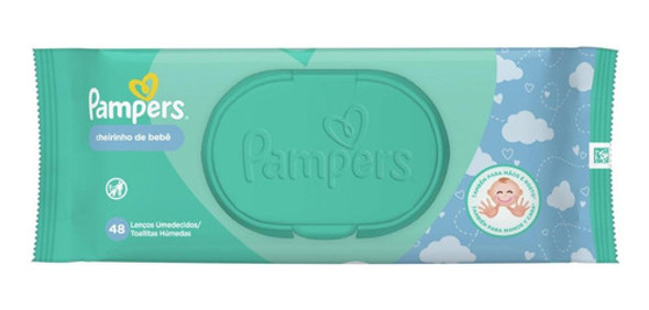 Lenços Umedecidos Pampers Cheirinho De Bebê 48 Unidades 1