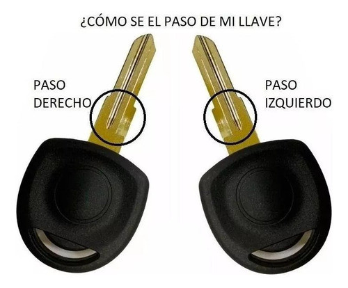 Llave Portachip Corsa Paso Izq Con Corte Hu46 0
