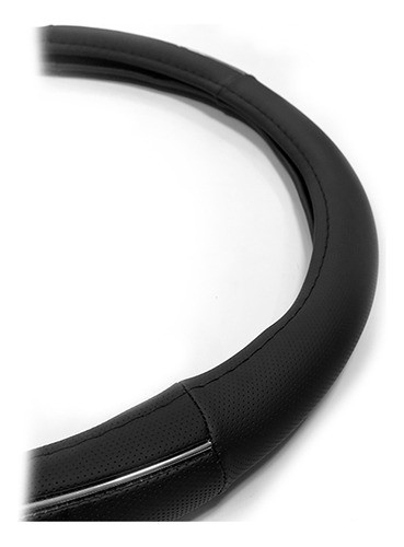 Cubre Volante Negro Con Detalles De Aluminio Talle 38 1