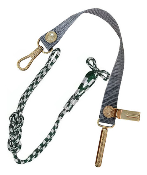 Guia De Espada Dorado Fita Cinza + Afiador De Espada 0