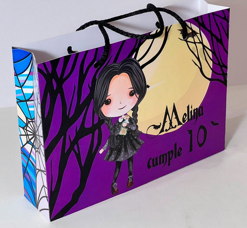 Bolsa Manija Golosinera Personalizada X15 Merlina Infantil 1